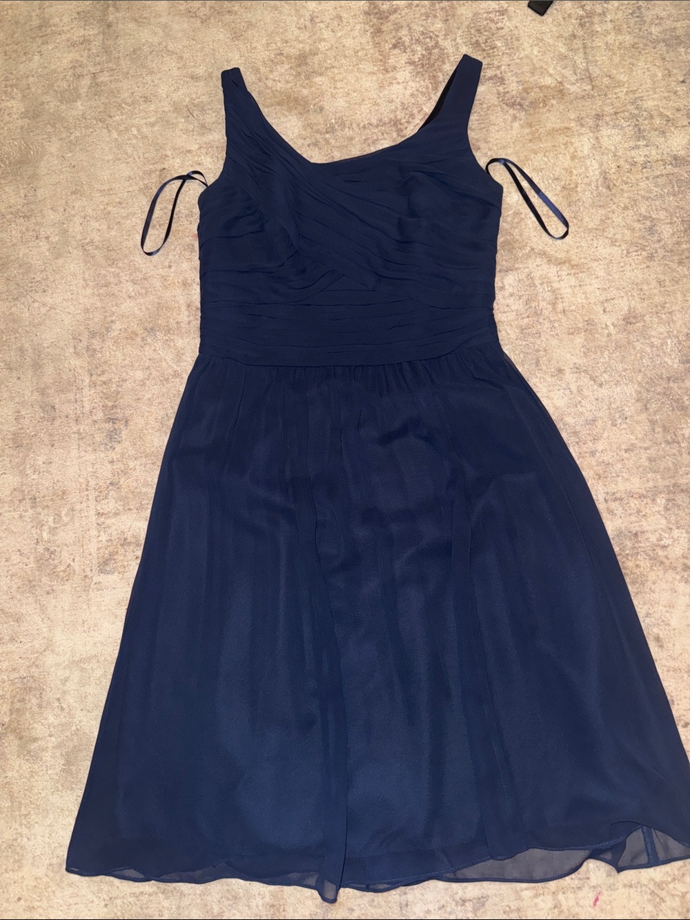 Ralph Lauren Deep Navy Sleeveless Midi Dress